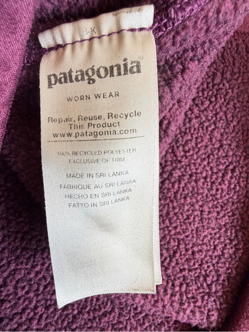 Patagonia Women's Better 1/4-Zip Fleece Pullover Ruby/Balsamic Color Size Small - Picture 6 of 13